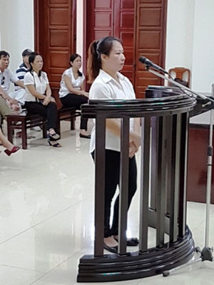 Bị cáo Đỗ Minh Thùy.