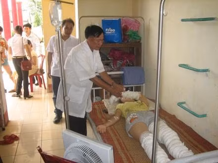 Cơ sở khám, chữa bệnh của thương binh Đào Viết Thoàn.