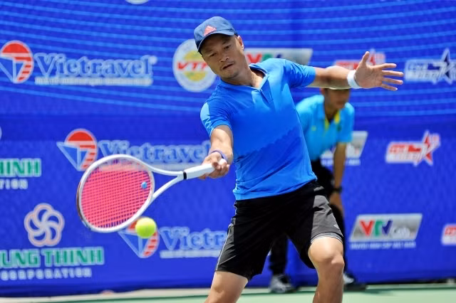 Hạt giống số 1 nội dung của nam - tay vợt kỳ cựu Hoàng Thành Trung (CLB Hải Đăng Tây Ninh).