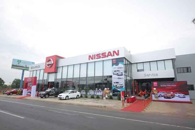 Nissan Vĩnh Phúc tại địa chỉ xã Quất Lưu, huyện Bình Xuyên, tỉnh Vĩnh Phúc, theo tiêu chuẩn 3S.