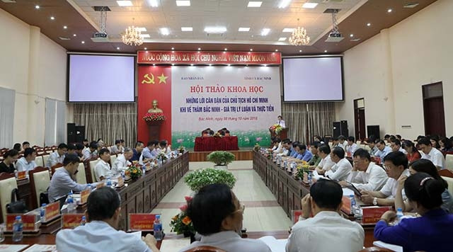 Toàn cảnh buổi hội thảo.