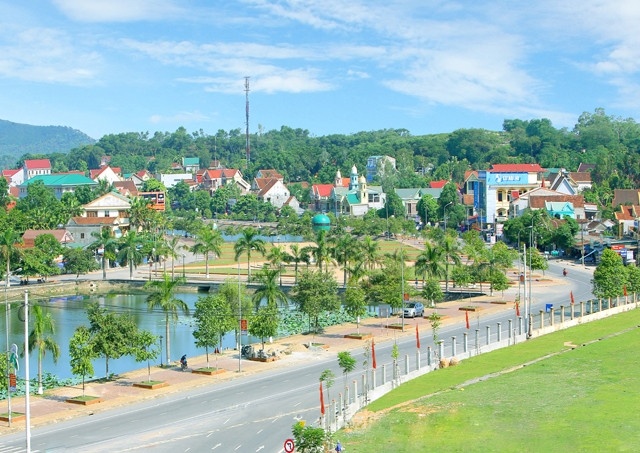 Thị trấn Thanh Chương (huyện Thanh Chương) hôm nay.
