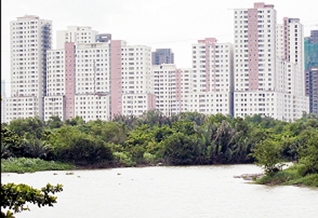 Khu đô thị mới văn minh, hiện đại ở quận 2 đang dần hình thành rõ nét. 