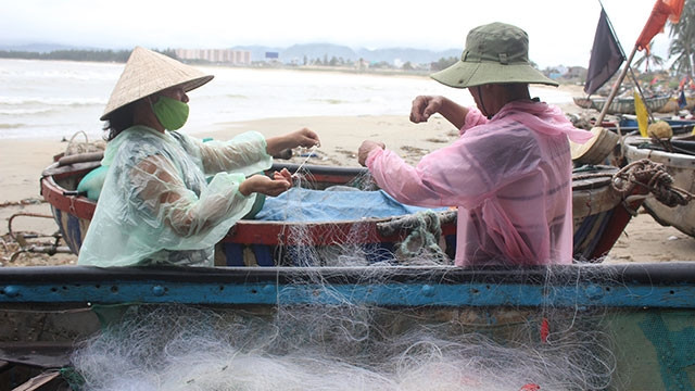 Những làng nghề cá ở Đà Nẵng còn rất ít người đi biển.