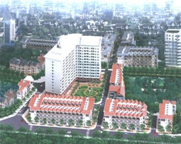 Phối cảnh tổng thể khu đô thị mới Phùng Khoang.