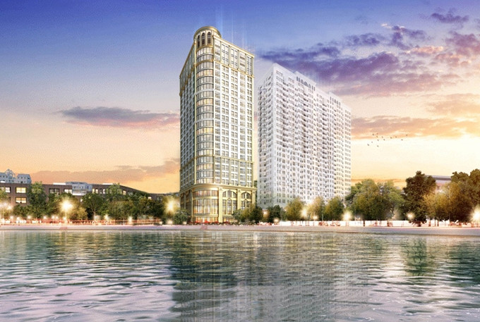 Phối cảnh dự án Hanoi Golden Lake - B7 Giảng Võ, Hà Nội.