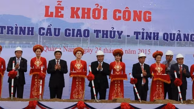 Lễ động thổ công trình cầu Giao Thủy