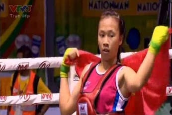 Bùi Thị Quỳnh bất ngờ giành vàng.