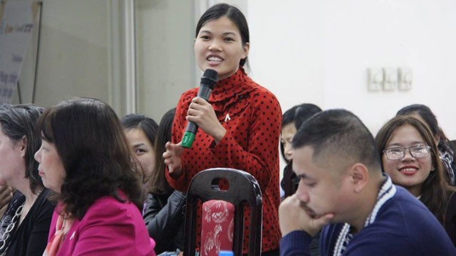 Chia sẻ chung quanh chủ đề quấy rối tình dục tại cuộc tọa đàm.