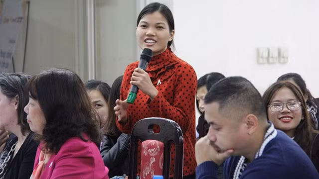 Chia sẻ chung quanh chủ đề quấy rối tình dục tại cuộc tọa đàm.