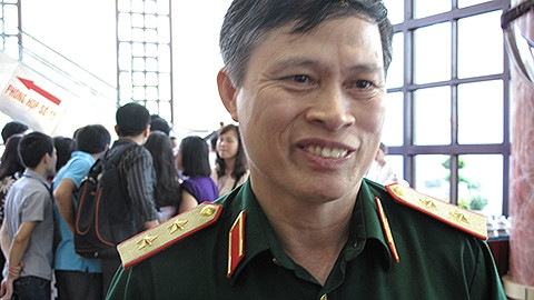 Trung tướng Trần Văn Độ, Phó Chánh án Tòa án nhân dân tối cao trả lời phỏng vấn.