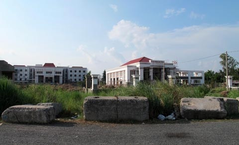 Một góc dự án Bắc Hà Hoàng Hổ đang được triển khai đầu tư.