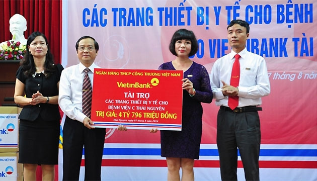 VietinBank tài trợ Bệnh viện C Thái Nguyên gần 4,8 tỷ đồng 