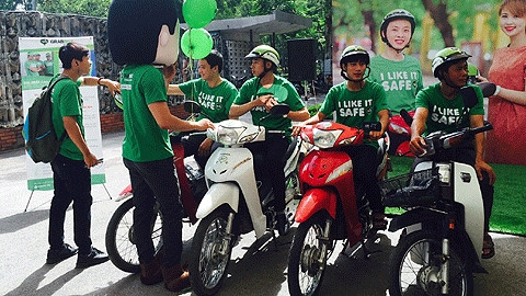 Ứng dụng xe ôm Grabbike chính thức ra mắt tại Hà Nội