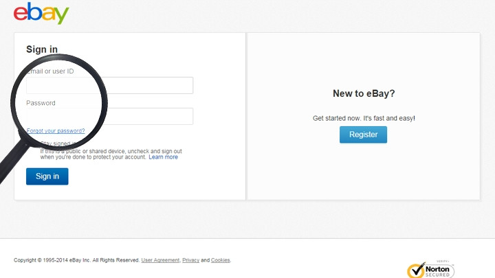 Trang mua sắm eBay lại bị tấn công mạng