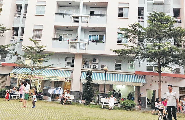 Nhu cầu của người dân về căn hộ có diện tích nhỏ (dưới 45m2) là rất lớn nhưng không được xây dựng tại TP Hồ Chí Minh.Trong ảnh: Dự án nhà giá rẻ Ehom1 (quận9) của Công ty Nam Long.