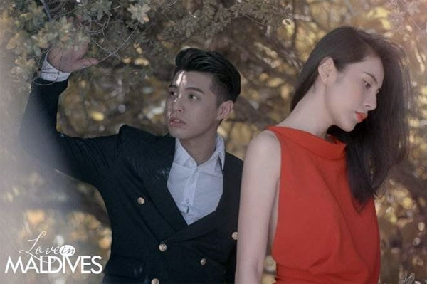 Hai ca sĩ Noo Phước Thịnh và Thủy Tiên trong phim.