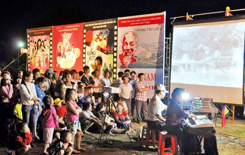 Chiếu bóng lưu động tại vùng sâu ngày nay.