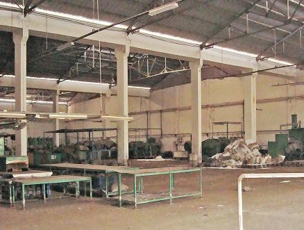 Tài sản của Công ty Hojin đã bị hư hỏng nghiêm trọng sau nhiều năm bỏ hoang.