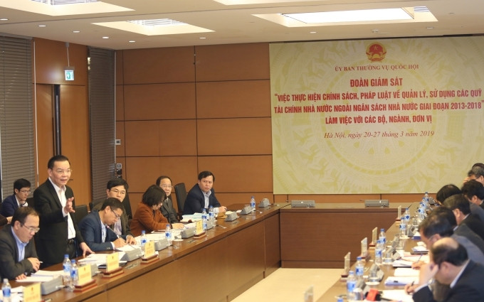 Toàn cảnh buổi làm việc.