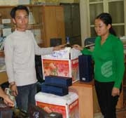 Vợ chồng Việt Anh
và Thu Hương.