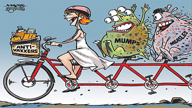 Biếm họa của MALCOLM MAYES