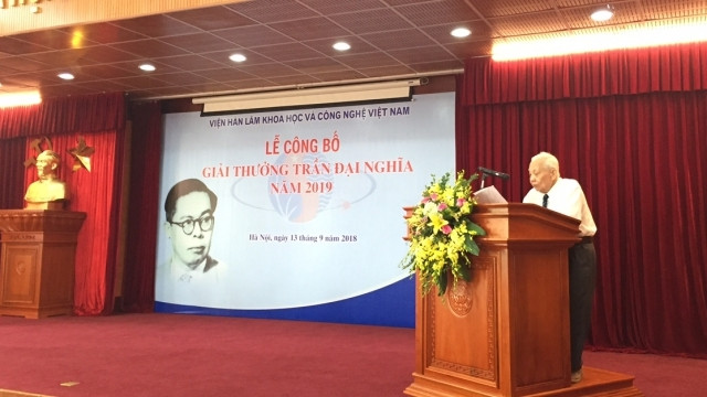 Giải thưởng Trần Đại Nghĩa có thể trao cho nhà khoa học nước ngoài