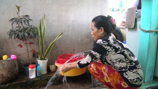 Người dân đã có nước sạch sử dụng trở lại.