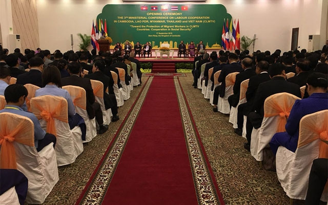 Hội nghị Bộ trưởng Lao động CLMTV lần thứ 3 tại Siem Reap.