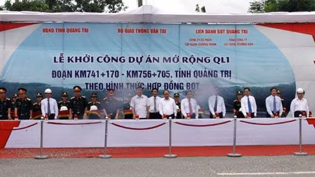 Khởi công Dự án mở rộng Quốc lộ 1A đoạn từ Gio Linh đến TP Đông Hà