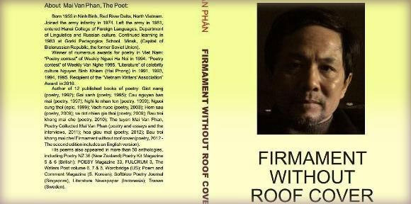 Tập thơ "Bầu trời không mái che" của nhà thơ Mai Văn Phấn được dịch sang tiếng Anh.