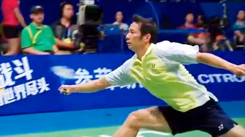 Nguyễn Tiến Minh tại Giải vô địch cầu lông thế giới 2013. (Ảnh: vnexpress.net/BWF)