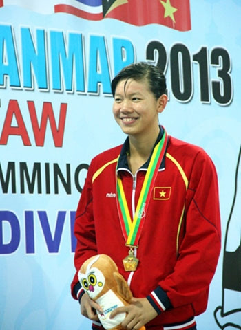 Nguyễn Thị Ánh Viên đứng đầu danh sách bầu chọn VĐV tiêu biểu năm 2013.