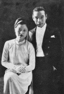 Giáo sư Nguyễn Văn Huyên và phu nhân Vi Kim Ngọc (1936).