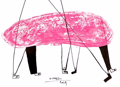 Minh họa: LÊ THIẾT CƯƠNG