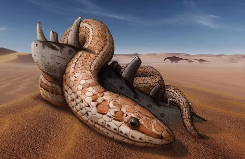 Phác thảo loài rắn cổ đại Najash.