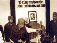 Tang lễ của liệt sĩ Hoàng Kim Giao.