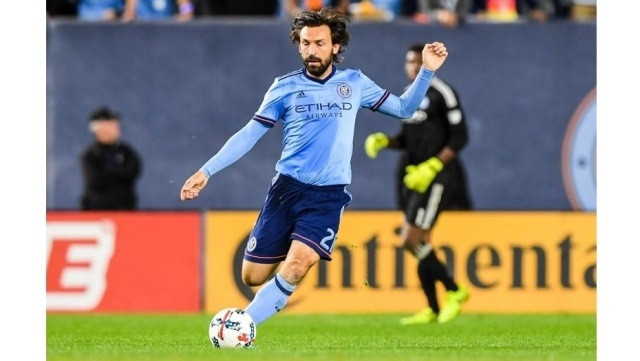 Tiền vệ Andrea Pirlo trong màu áo của New York City FC. (Ảnh: USA TODAY Sports)