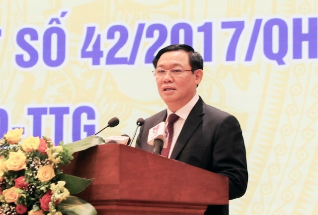 Phó Thủ tướng Vương Đình Huệ phát biểu tại hội nghị.