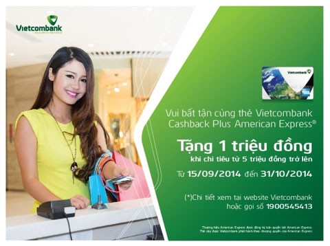 Vietcombank khuyến mãi lớn dành cho thẻ ghi nợ