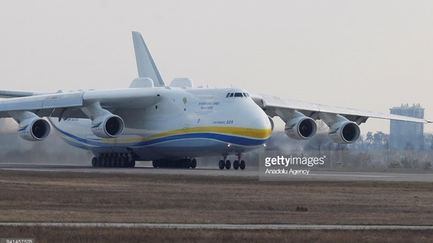 Máy bay lớn nhất thế giới Antonov An-225 Mriya. (Ảnh: Getty Images)