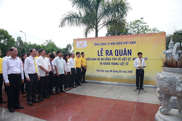 Lễ ra quân triển khai Đề án xây dựng Cổng thông tin điện tử về liệt sĩ, mộ liệt sĩ và nghĩa trang liệt sĩ.