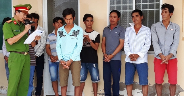 Các đối tượng trộm cắp tại Cơ quan Công an.