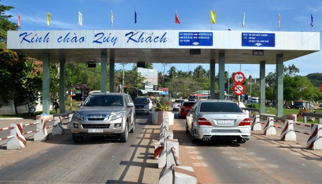 Trạm thu phí giao thông Phú Hài chính thức dừng hoạt động.