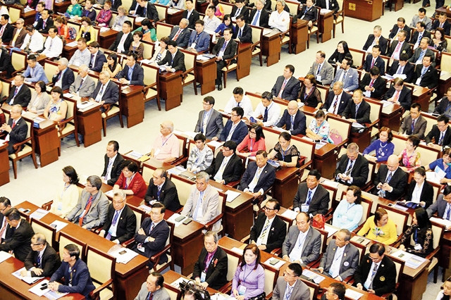 Các đại biểu dự Hội nghị người Việt Nam ở nước ngoài toàn thế giới năm 2016.