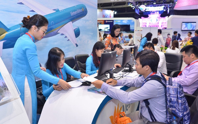 Dịch vụ cho hành khách của Vietnam Airlines.