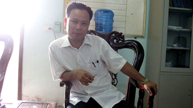 Chủ tịch xã Xuân Viên Cao Viết Đức. (Ảnh: Tienphong.vn)