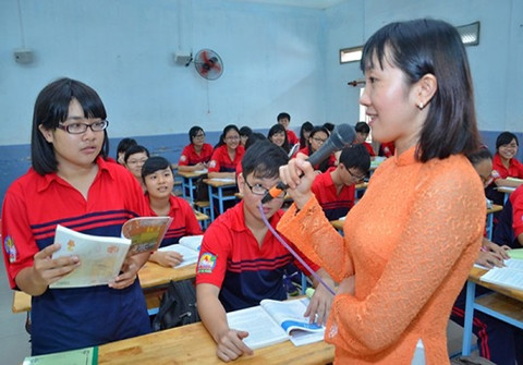 Học sinh Trường THPT Bùi Thị Xuân (TP Hồ Chí Minh) trong giờ học môn Lịch sử. Ảnh: TẤN THẠCH