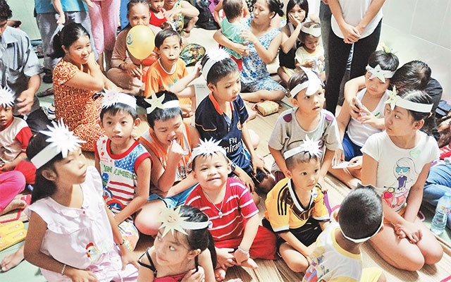 Lớp học Bé khỏe, Bé ngoan tại Bệnh viện Nhi Ðồng.