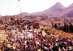 Lễ hội ở Mường Khương.